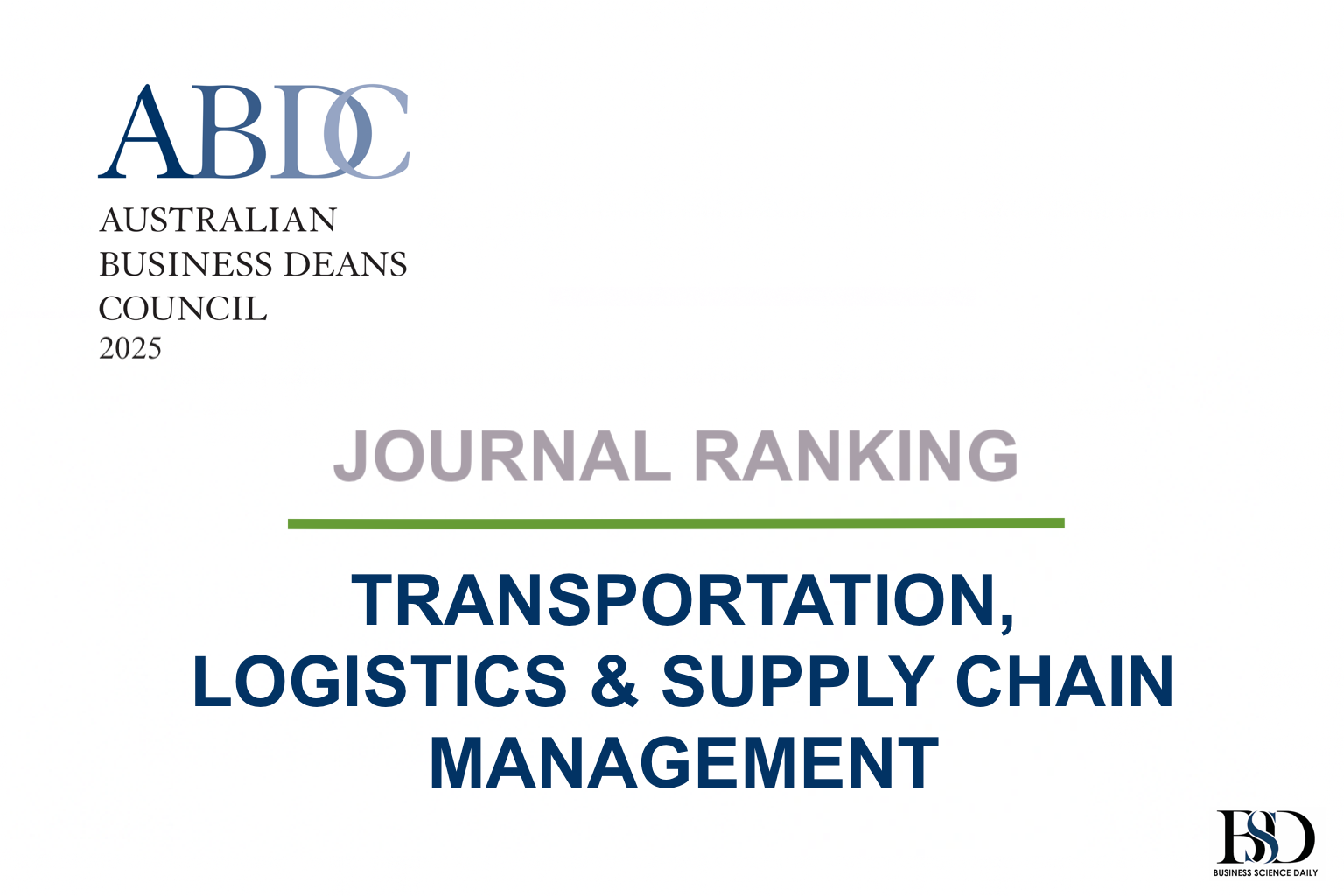 ABDC 2025 Business Journal List: Transportation, Logistics & Supply Chain Management