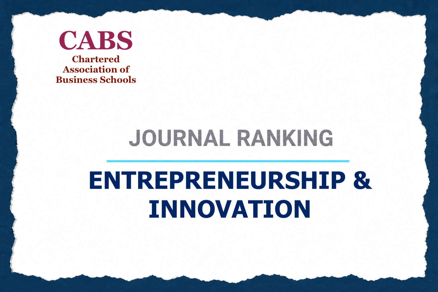 CABS Entrepreneurship & innovation