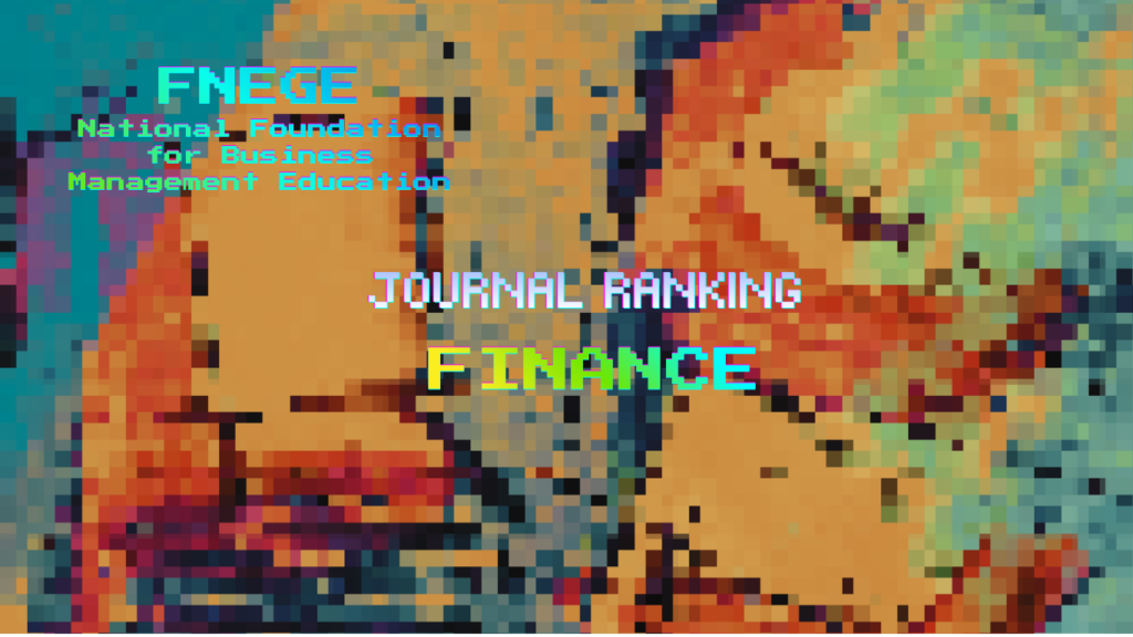 FNEGE Journal Ranking: Finance
