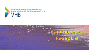 VHB Journal Rating 2024: Methodology