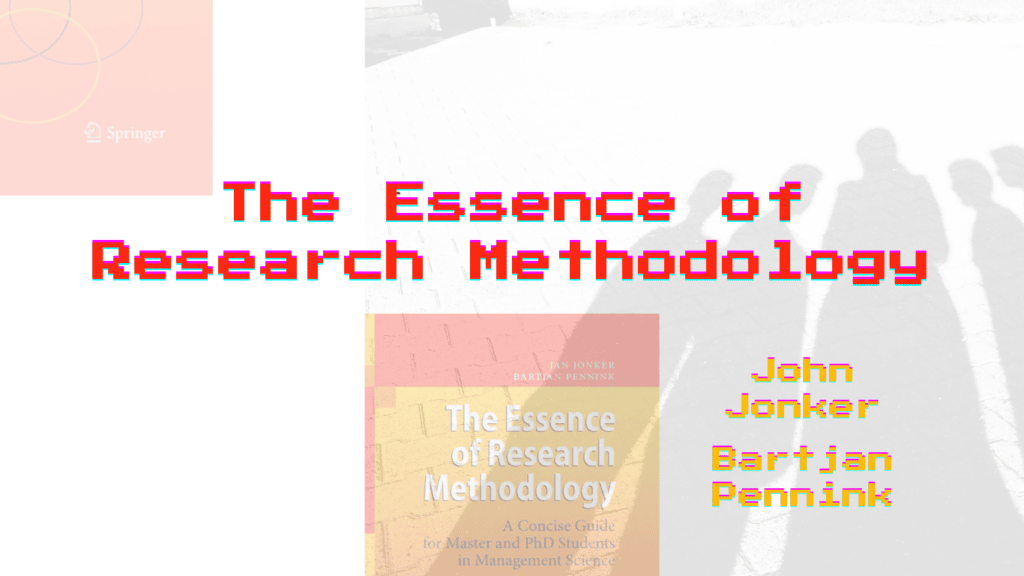 Research Methodology by J. Jonker & B. Pennink